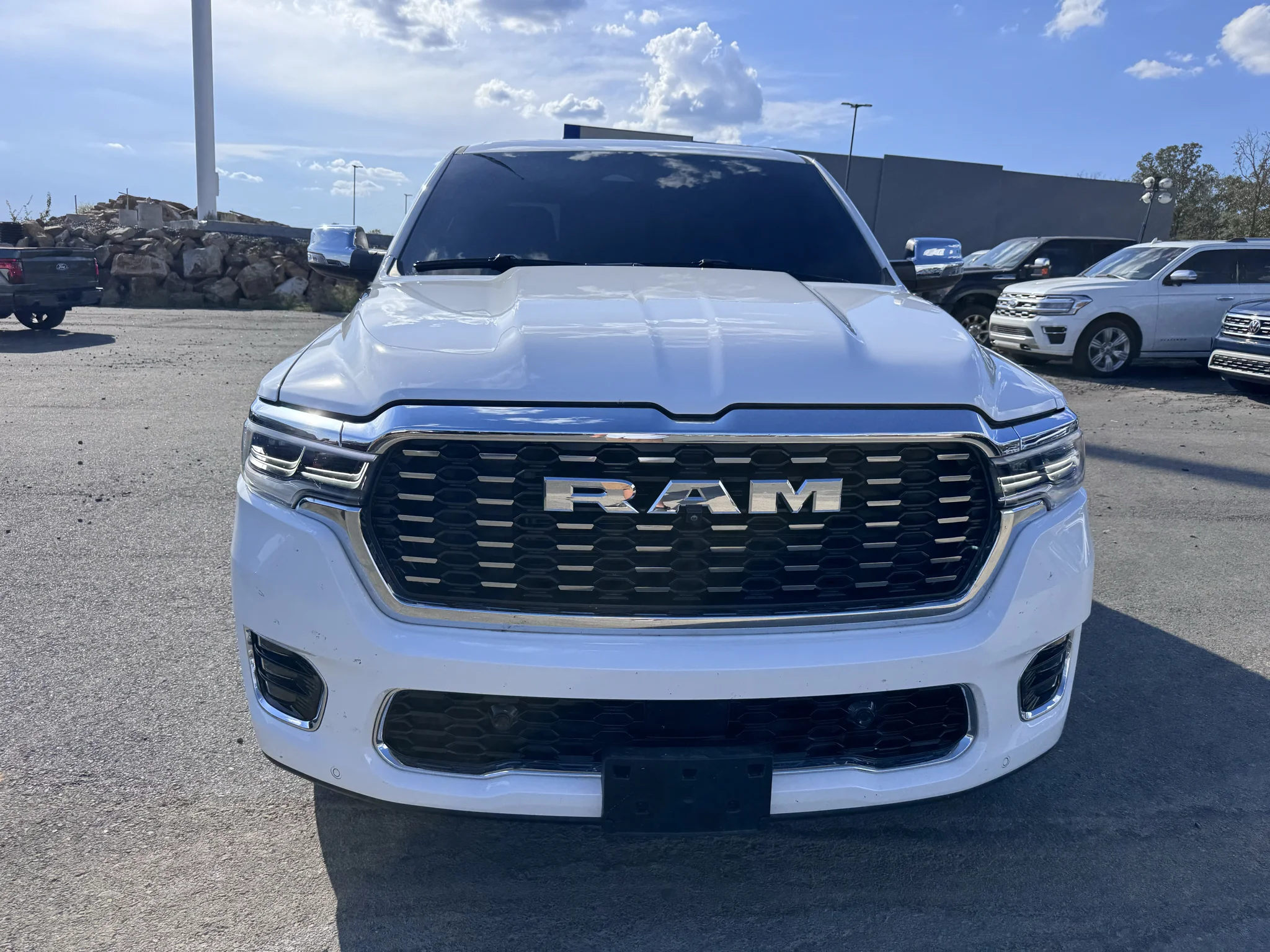 Used 2026 Bright White Clearcoat Ram Tungsten image 2
