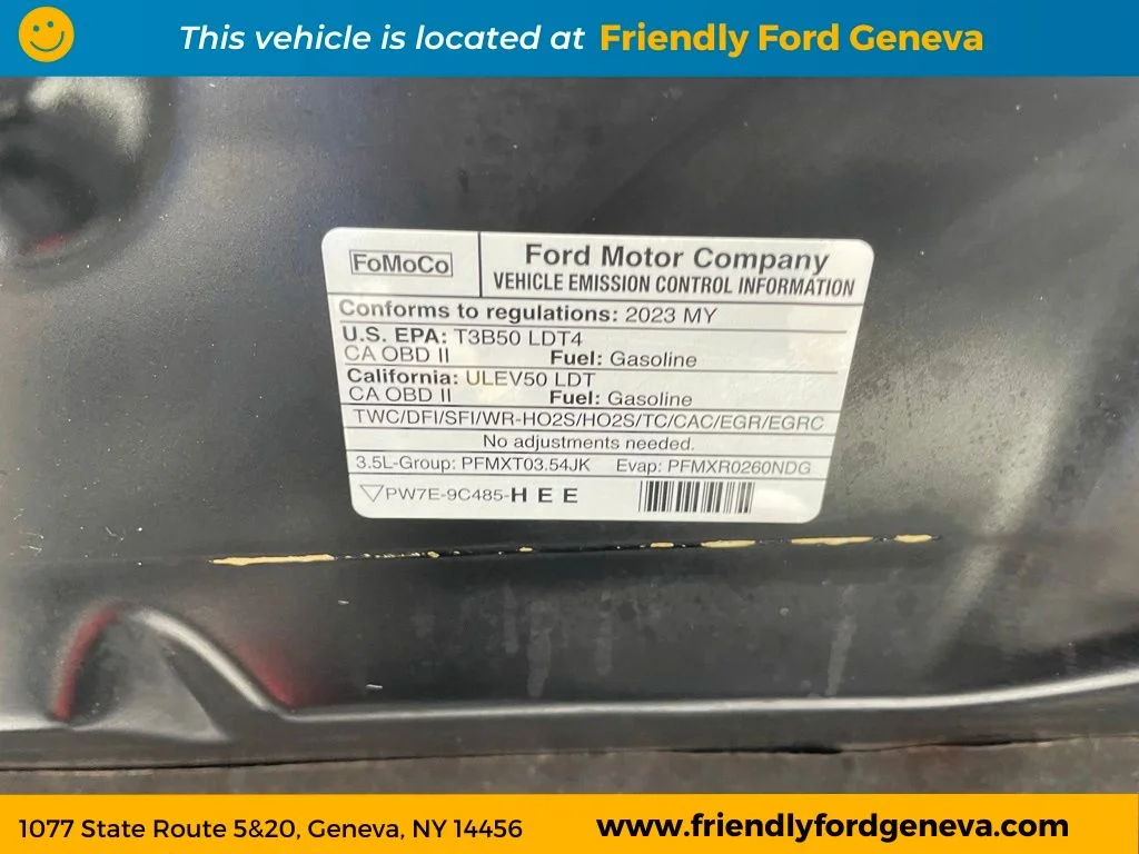 Used 2023 Agate Black Metallic Ford  image 30