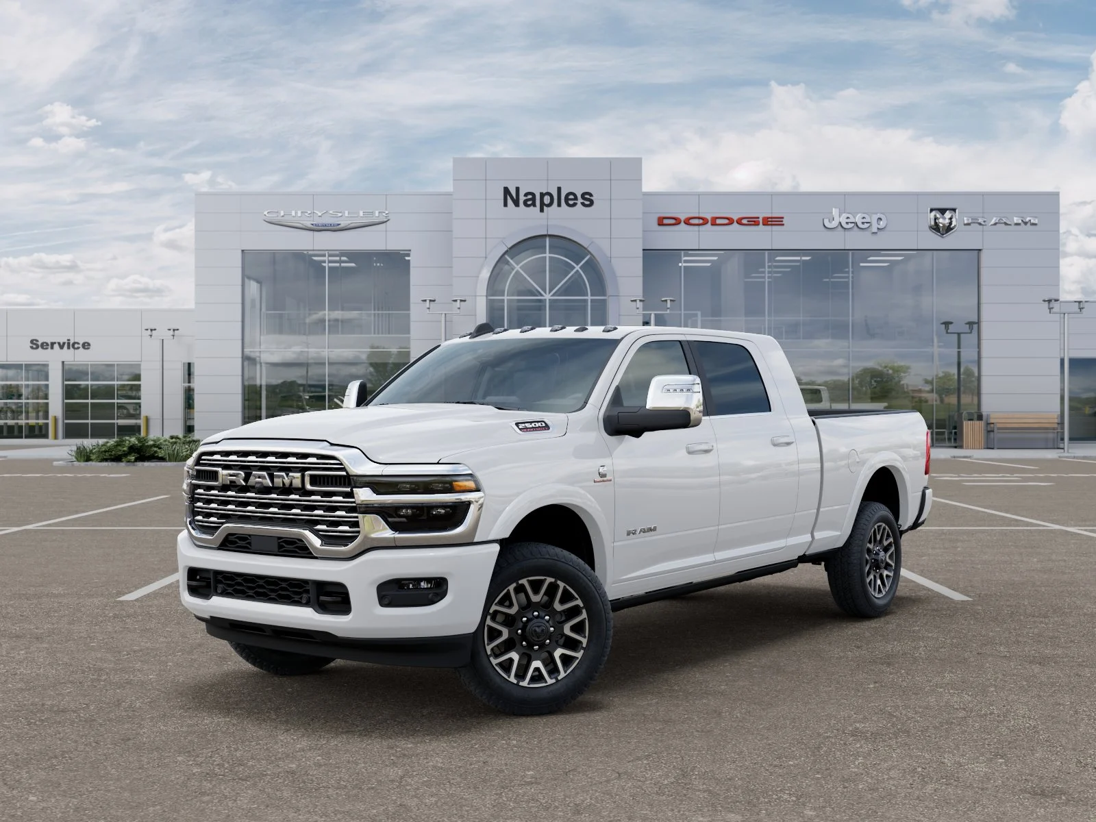 New 2026 Bright White Clear-Coat Exterior Paint RAM Longhorn image 27