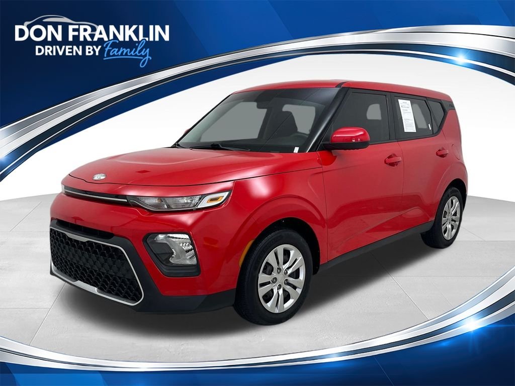 Used 2021 Red Kia LX image 1