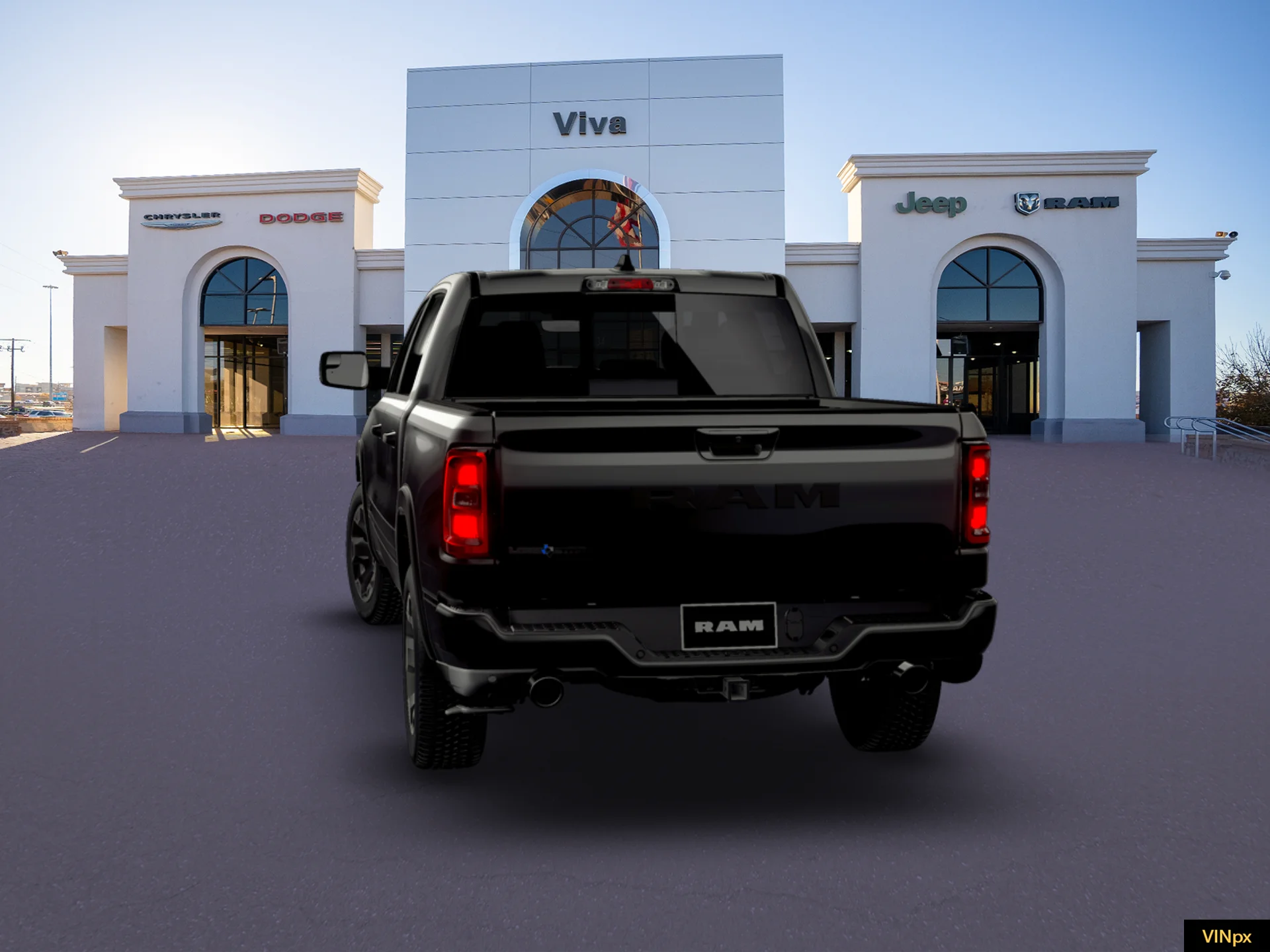New 2026 Diamond Black Crystal Pearl-Coat Exterior Paint RAM LONE STAR image 25