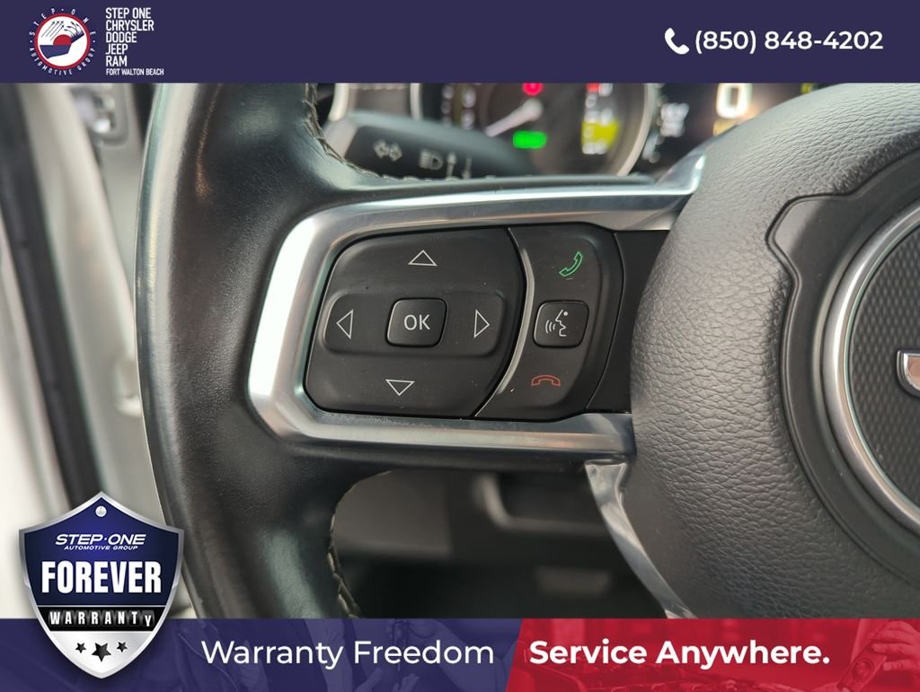 Used 2022 White Jeep Unlimited Sahara 4xe image 21