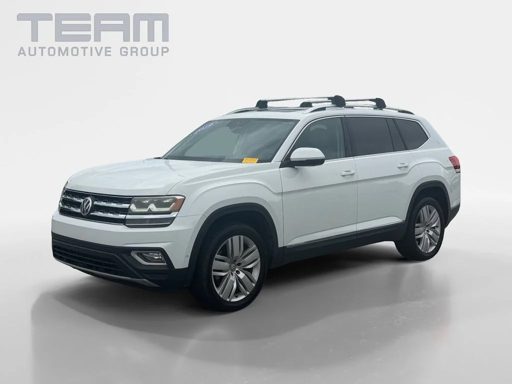 Used 2019 White Volkswagen SEL Premium image 3
