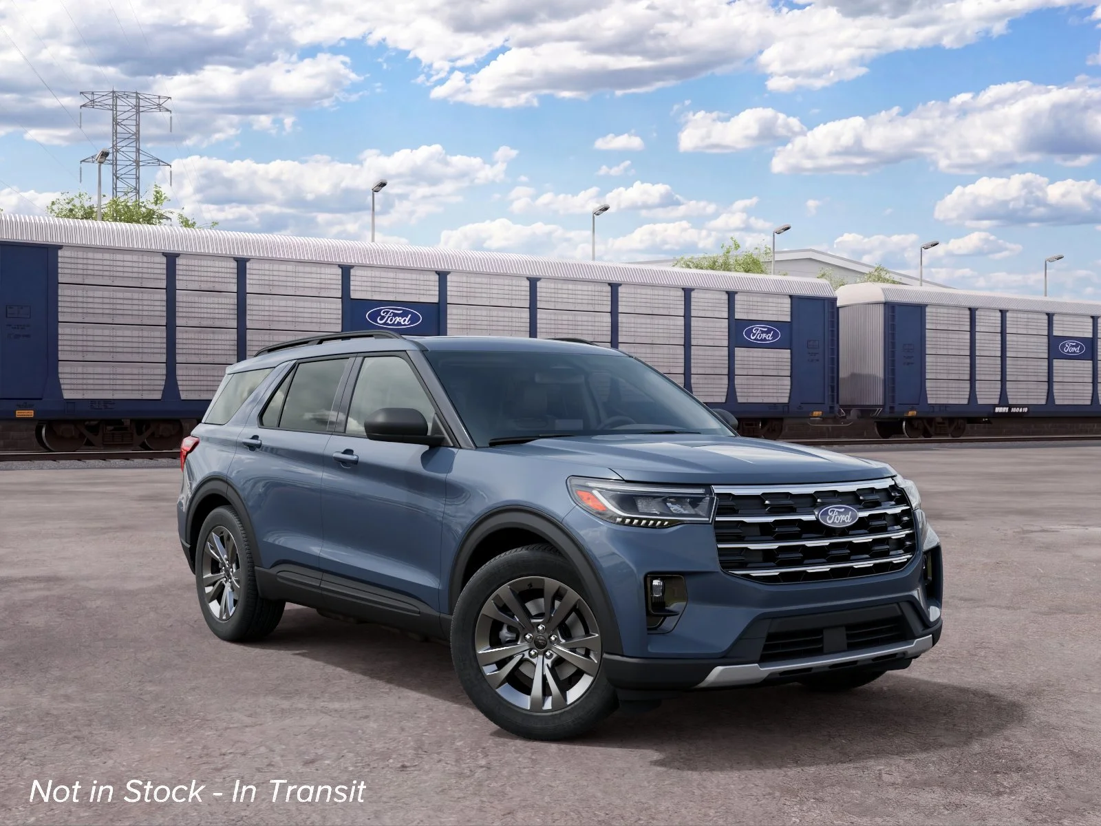 New 2027 Vapor Blue Metallic Ford Active image 4