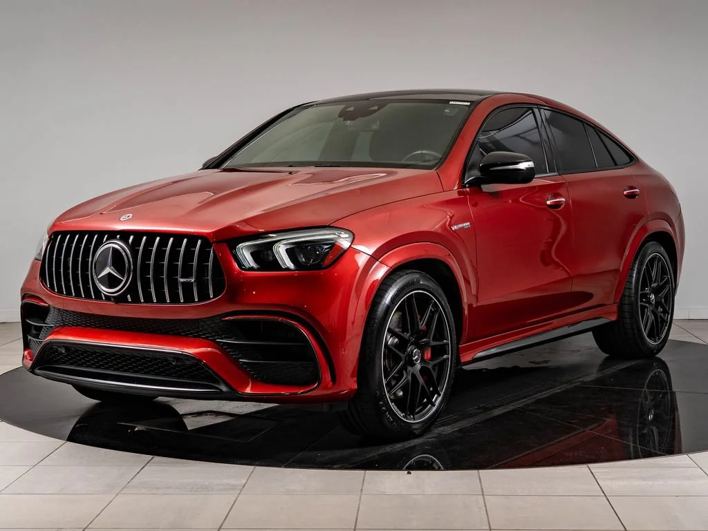 Used 2021 Designo Cardinal Red Metallic Mercedes-Benz GLE 63 S AMG® image 1
