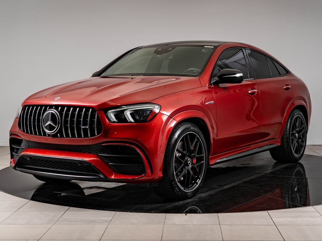 Used 2021 Designo Cardinal Red Metallic Mercedes-Benz GLE 63 S AMG® image 1