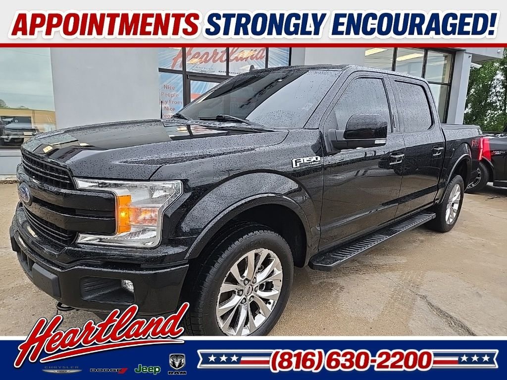 Used 2018 Ford F-150 Lariat with VIN 1FTEW1EG3JKE27856 for sale in Kansas City