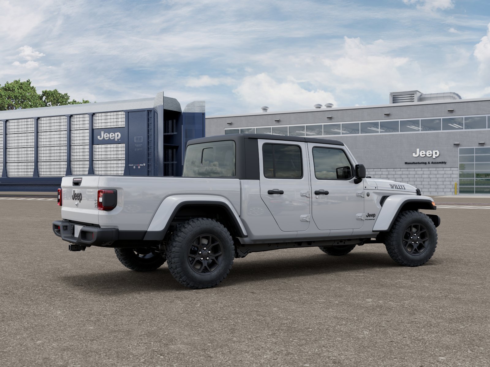 New 2026 Bright White Clear-Coat Exterior Paint Jeep Willys image 2