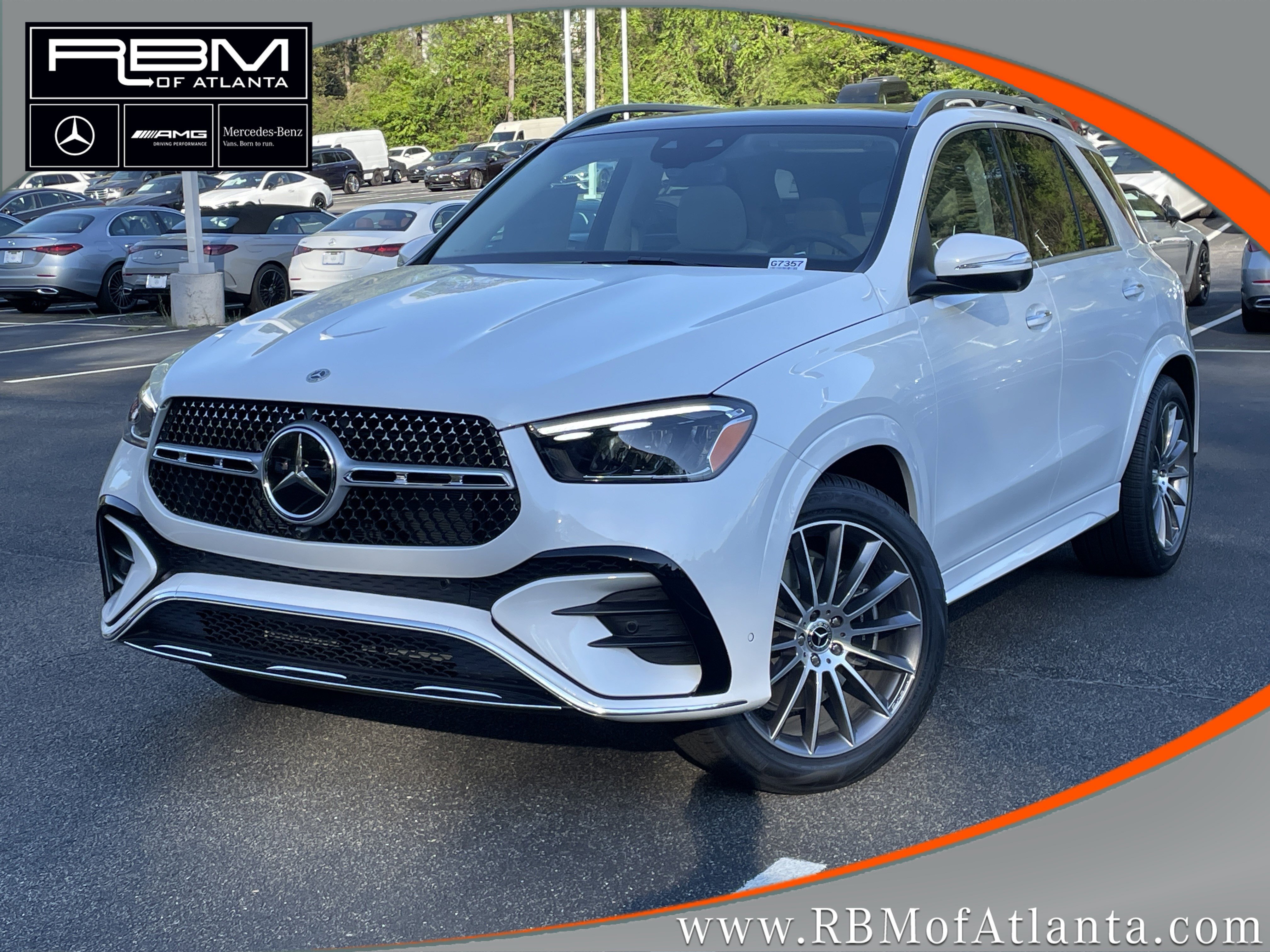 New 2026 MANUFAKTUR Moonlight White Metallic Mercedes-Benz GLE 350 4MATIC® SUV image 1