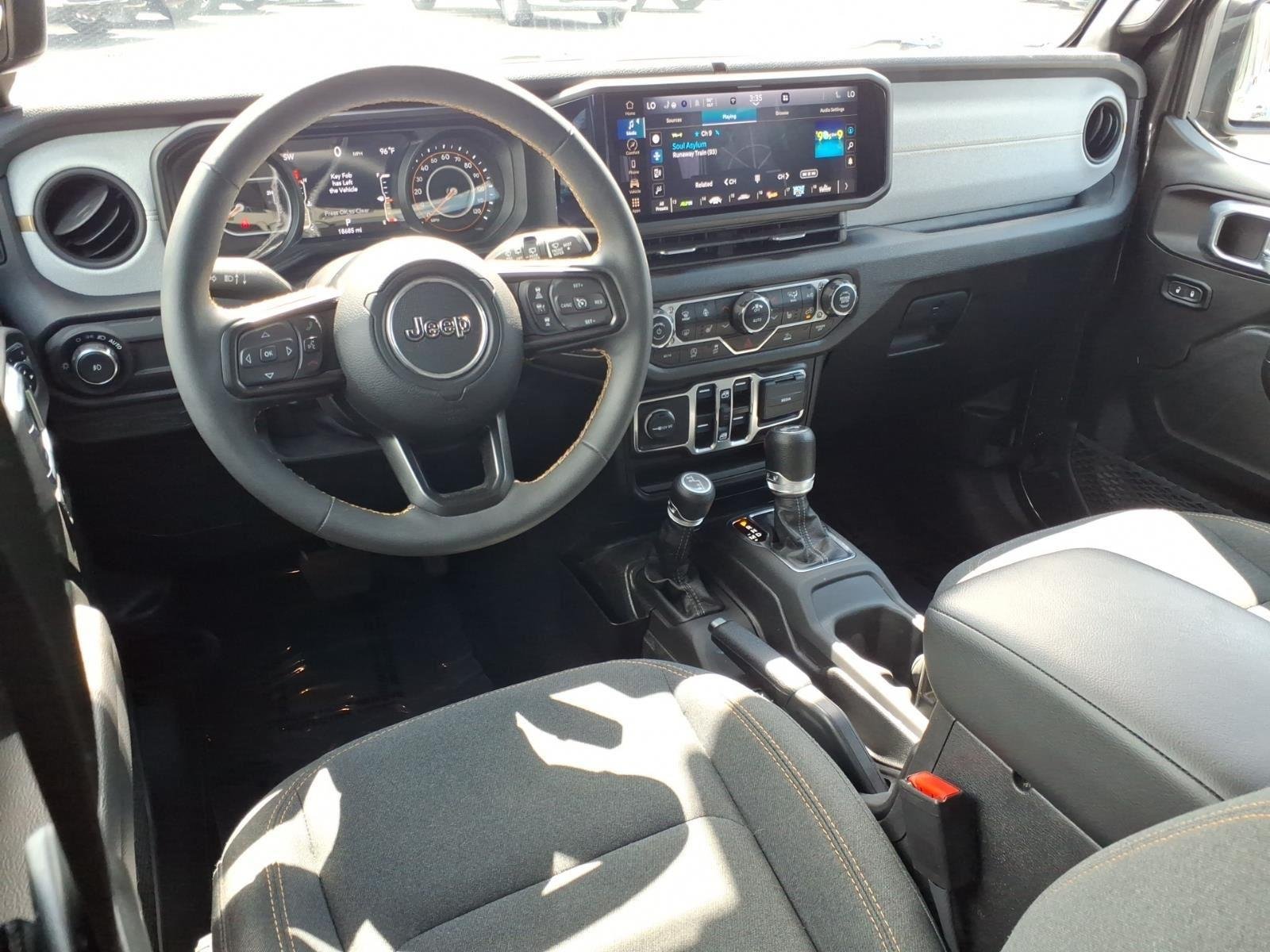 Used 2024 Granite Crystal Metallic Clearcoat Jeep Sport S image 21
