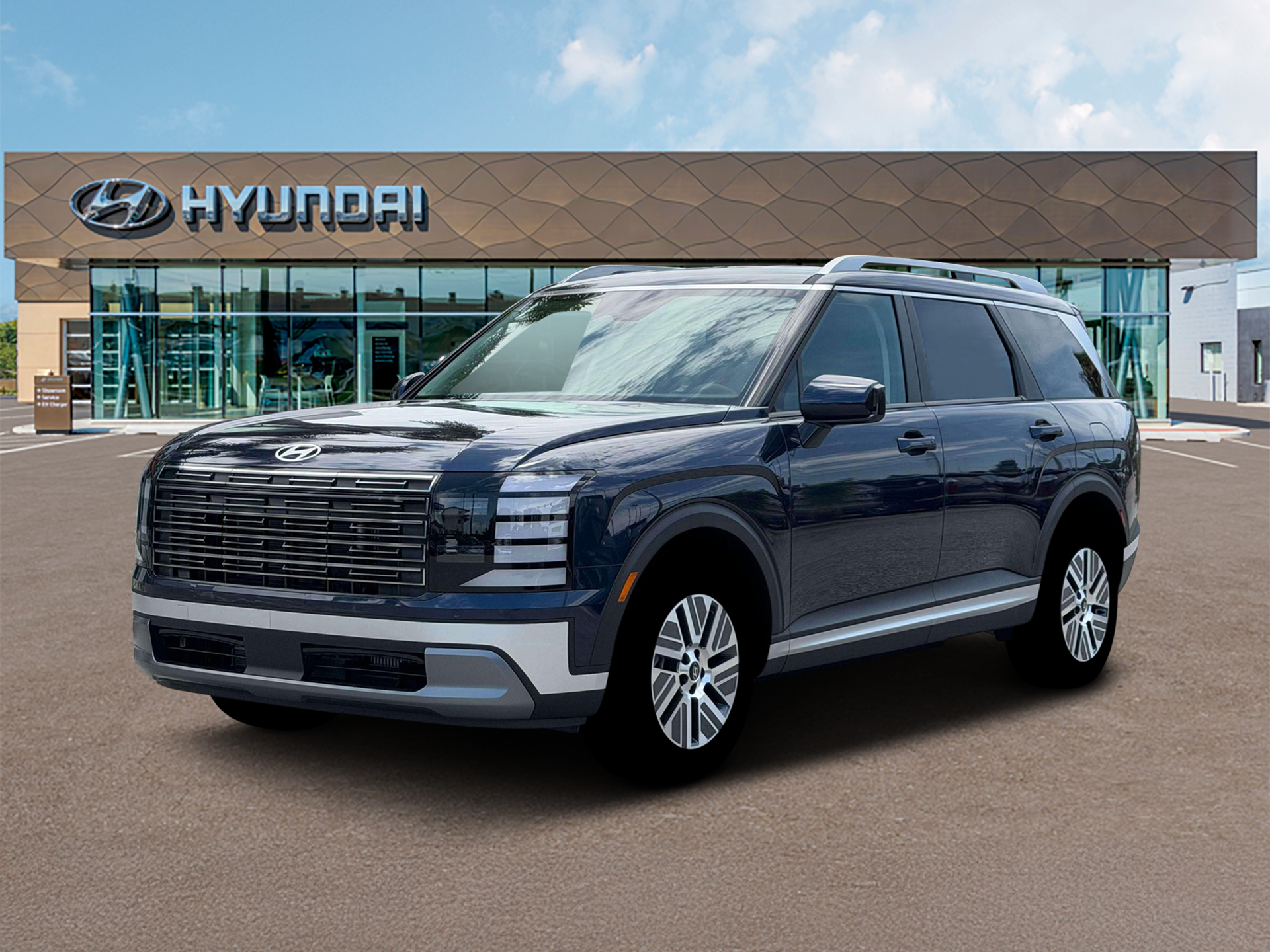 New 2026 Blue Hyundai Blue SEL 7P image 1