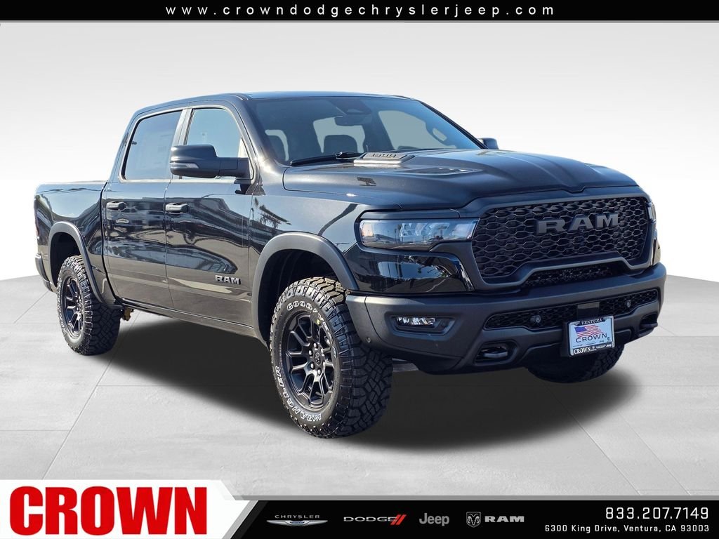 New 2026 Diamond Black Crystal Pearl-Coat Exterior Paint RAM Rebel image 3