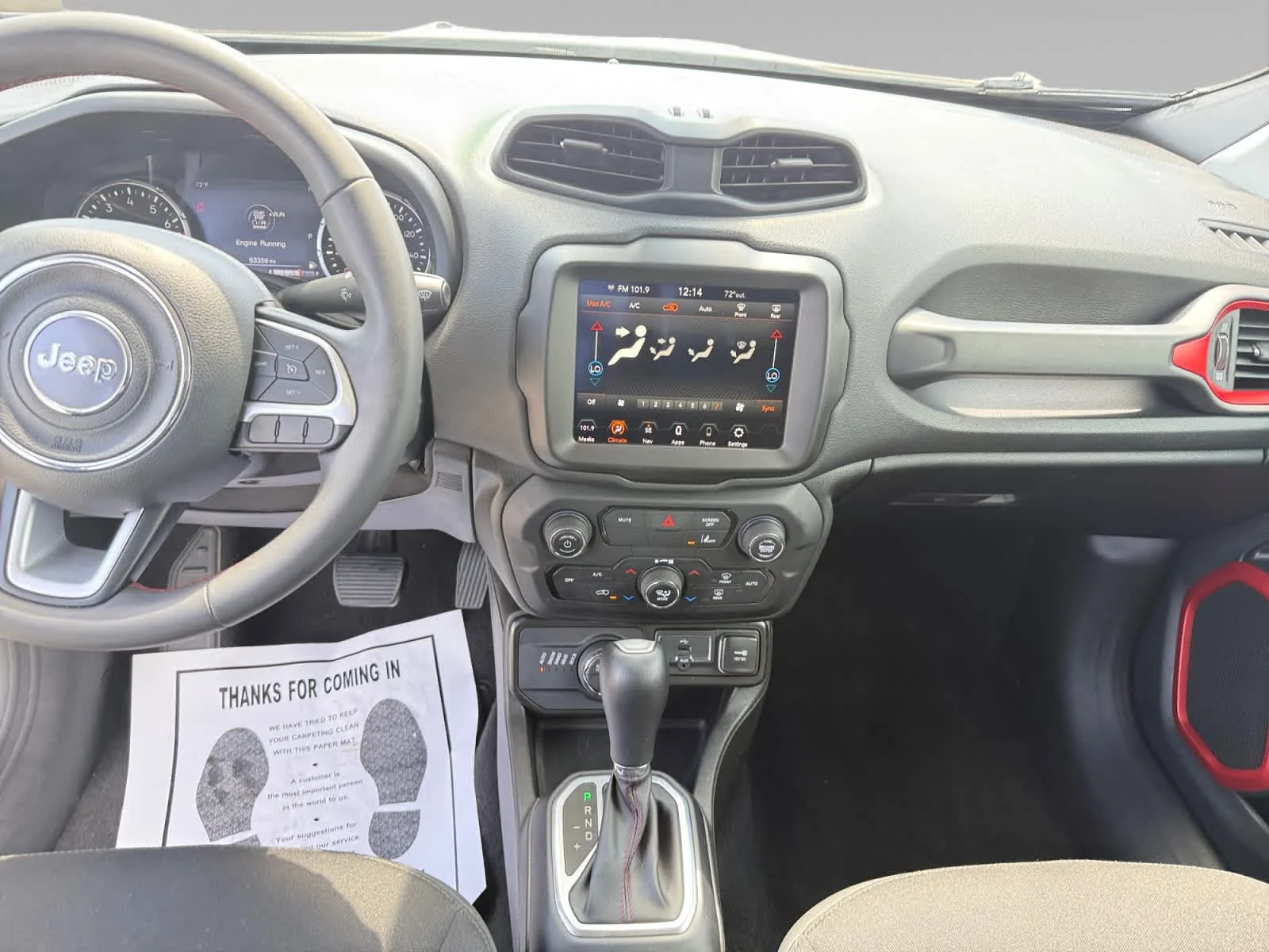 Used 2023 Alpine White Clearcoat Jeep Trailhawk image 15