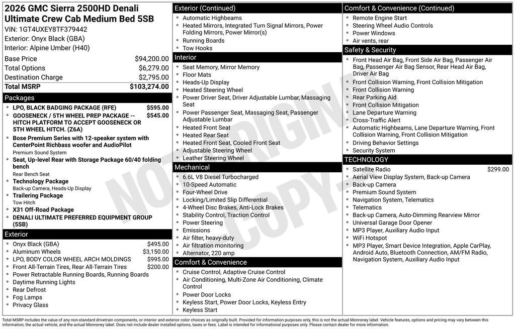 2026 GMC Sierra 2500HD Denali Ultimate - Photo 6