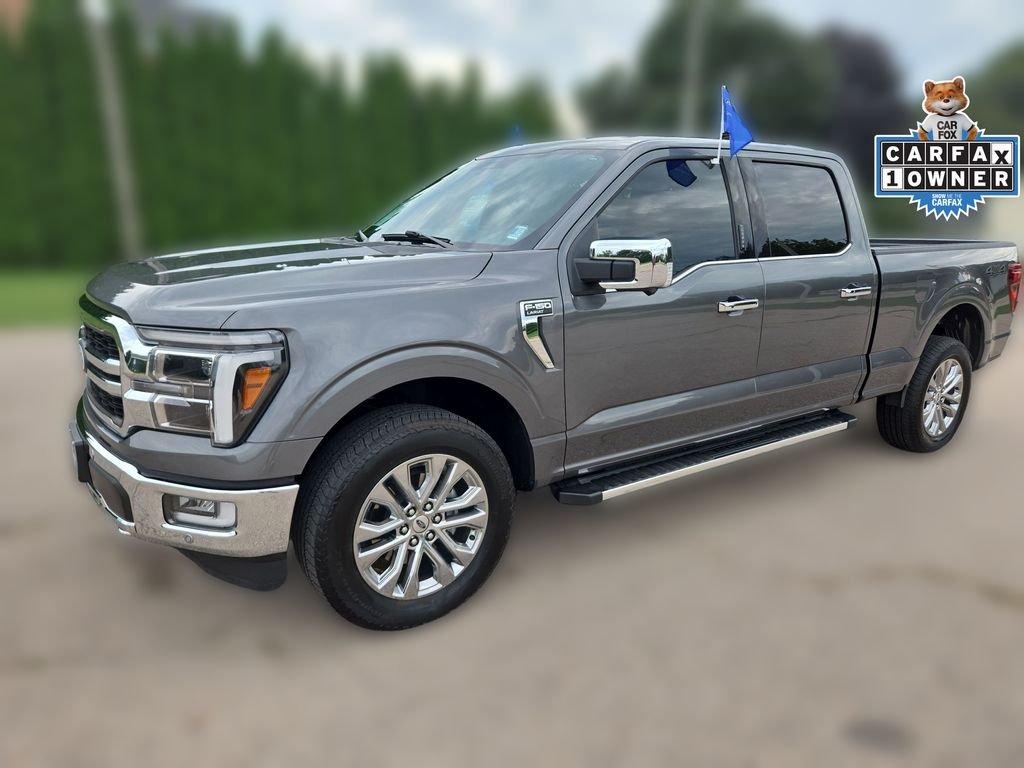 Certified Used 2024 Carbonized Gray Metallic Ford Lariat image 1
