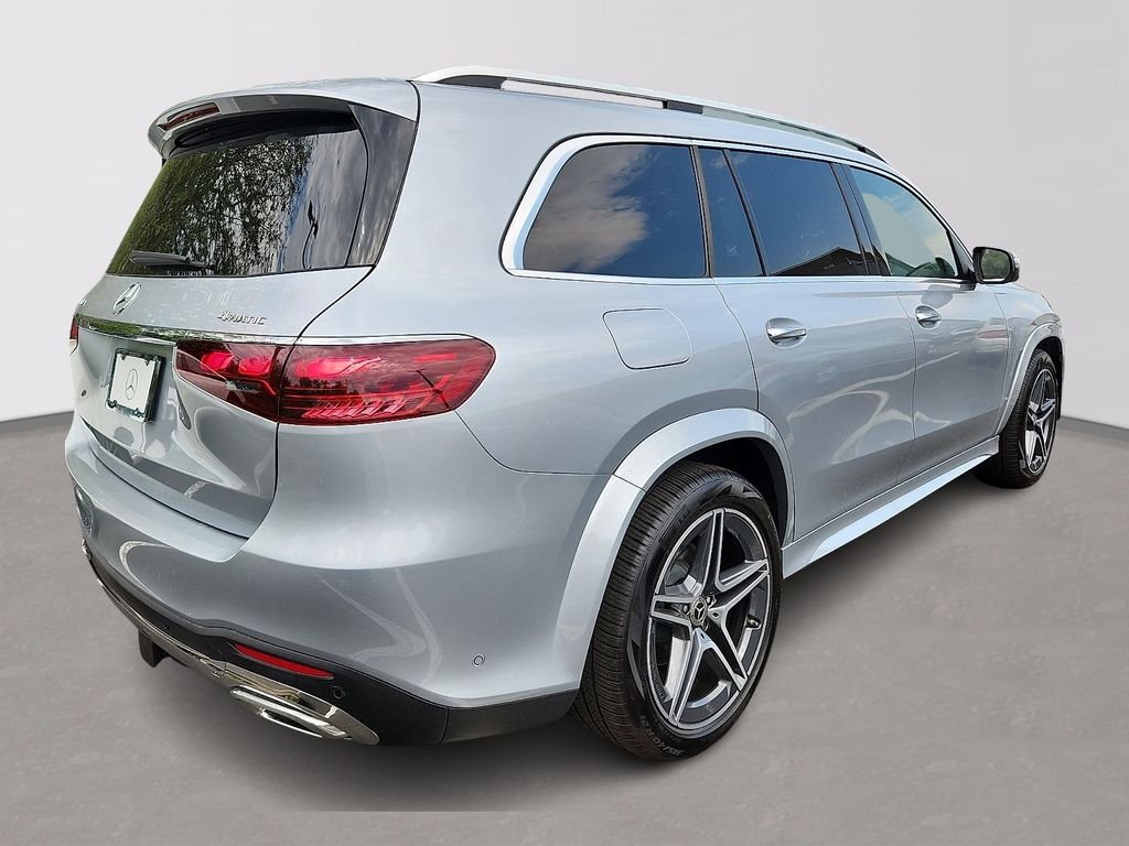 Certified Used 2025 Cirrus Silver Metallic Mercedes-Benz GLS 450 image 4