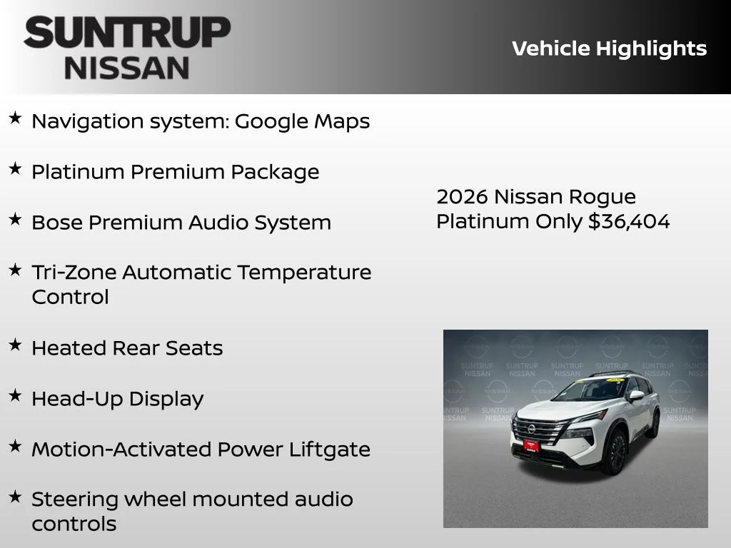 New 2026 White Nissan Platinum image 8