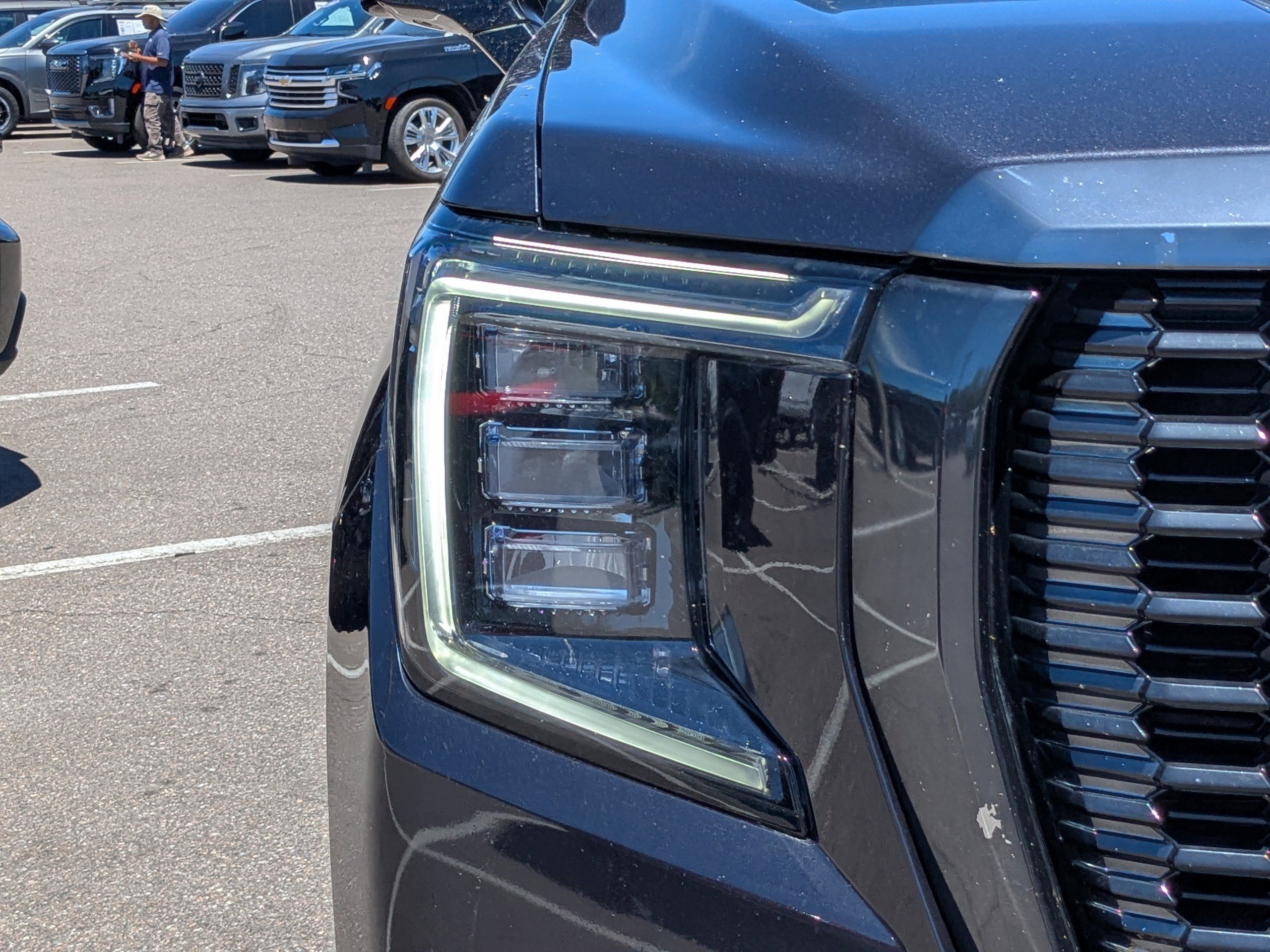 Used 2023 Titanium Rush Metallic GMC Denali Ultimate image 9