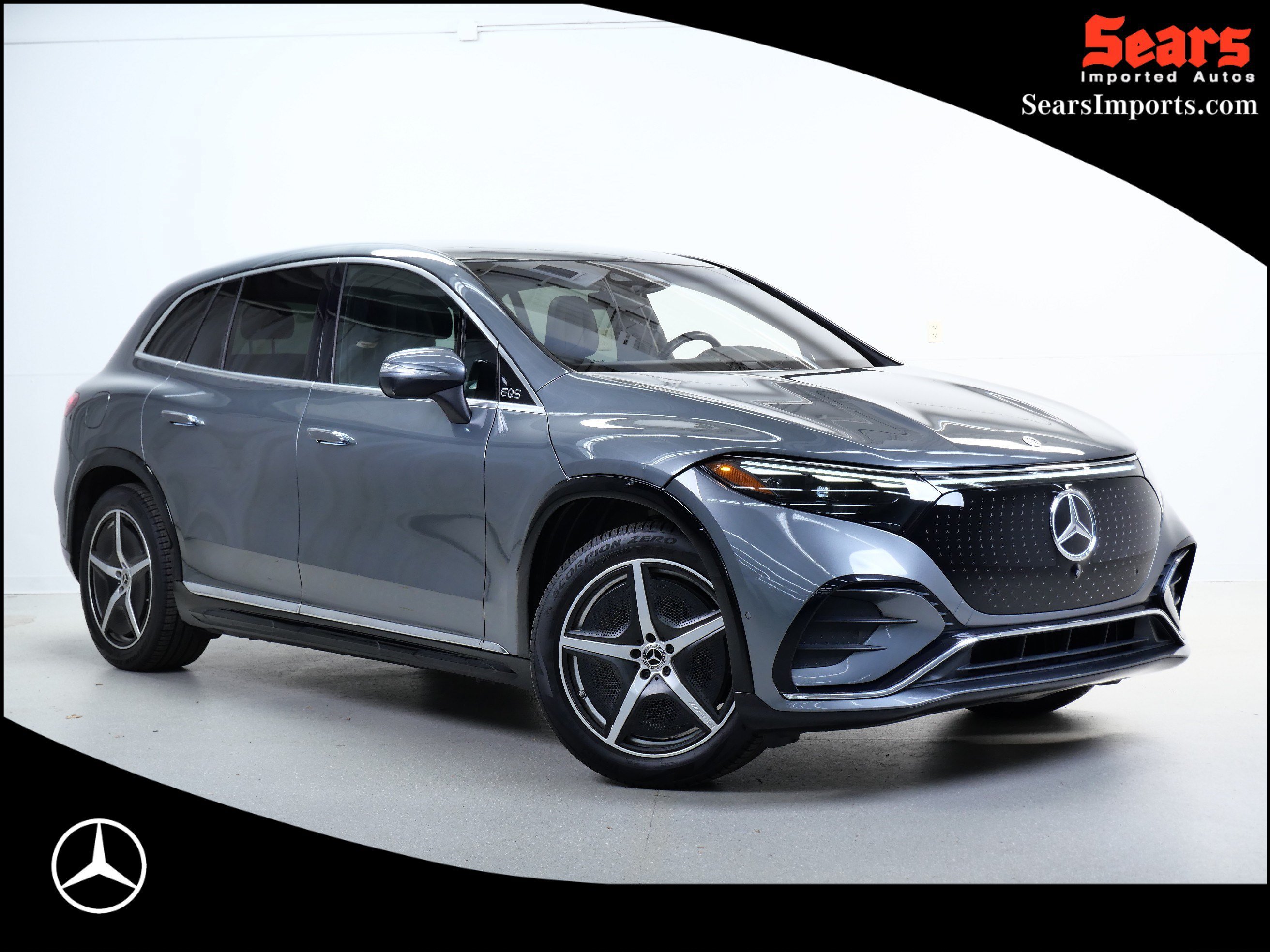 Certified Used 2023 Selenite Grey Metallic Mercedes-Benz EQS 580 image 1