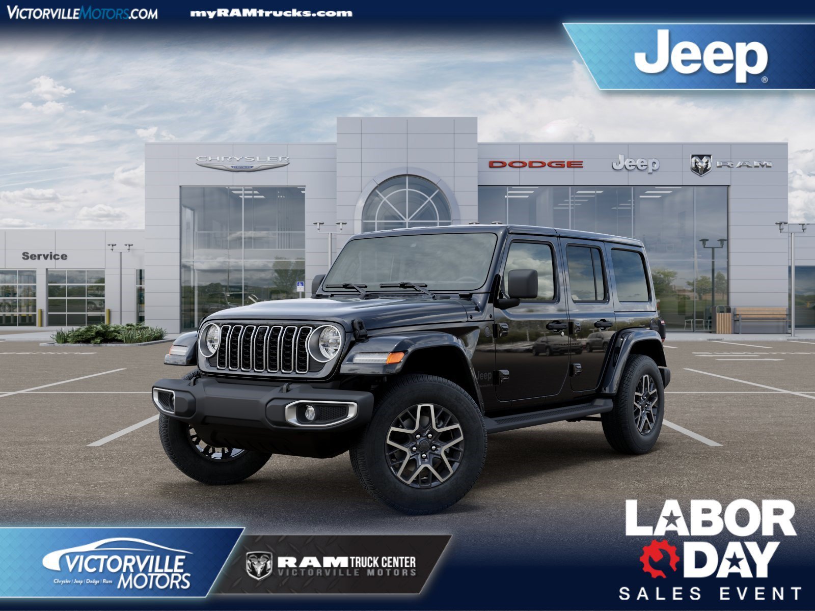 New 2026 Black Clear-Coat Exterior Paint Jeep Sahara image 1