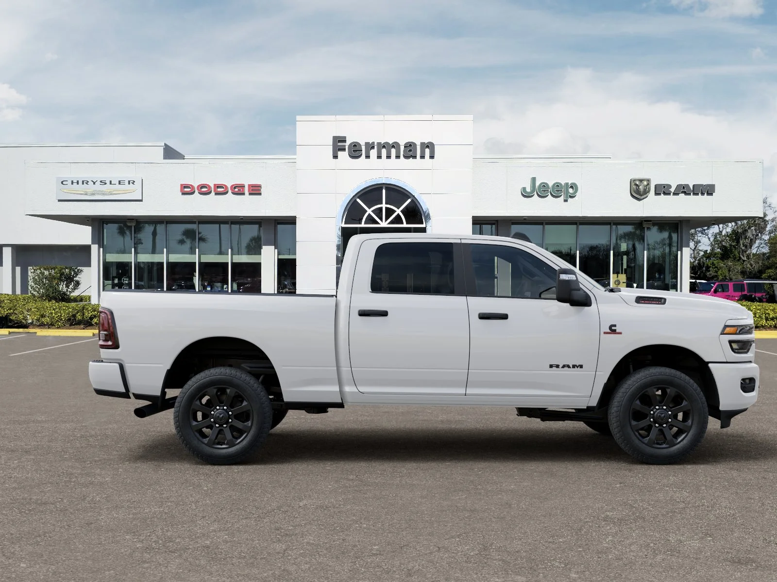 New 2026 Bright White Clear-Coat Exterior Paint RAM Big Horn image 51