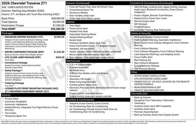 New 2026 Sterling Gray Metallic Chevrolet Z71 image 28