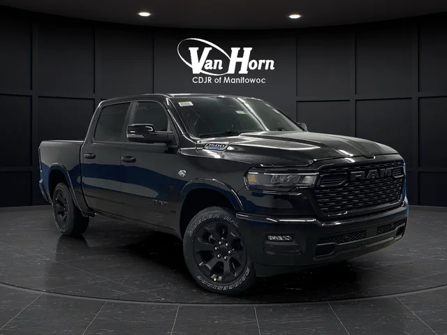 New 2026 Diamond Black Crystal Pearl-Coat Exterior Paint RAM Big Horn/Lone Star image 43