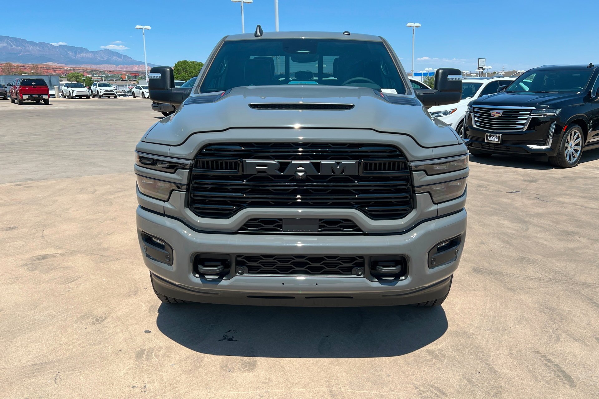 New 2026 Ceramic Gray Clear-Coat Exterior Paint RAM Laramie image 9