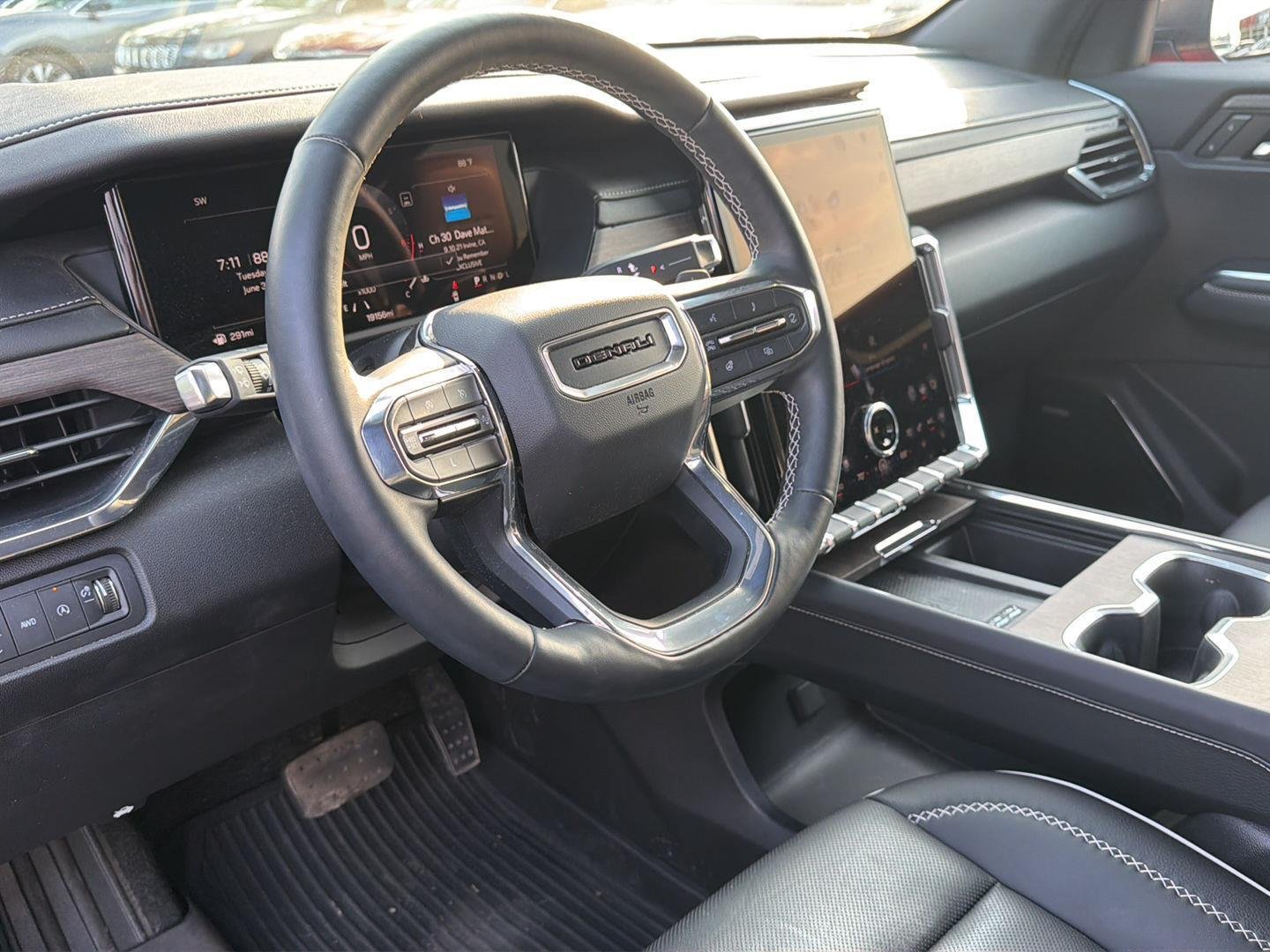 Used 2024 Volcanic Red Tintcoat GMC AWD Denali image 7