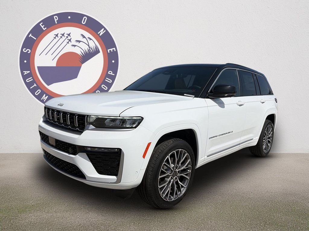 New 2026 Bright White Clear-Coat Exterior Paint Jeep Summit image 2