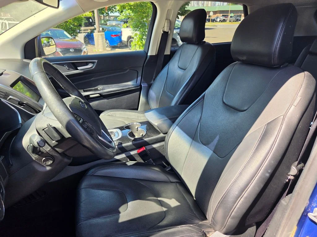 Used 2017 Blue Ford Titanium image 12