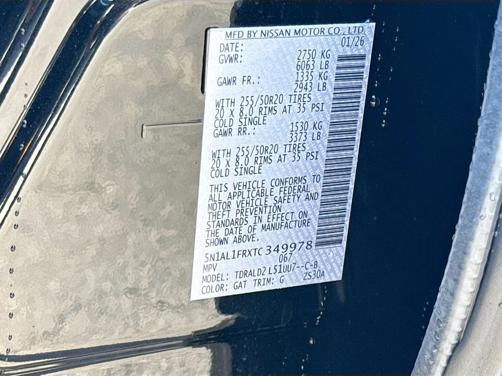 Certified Used 2026 Black INFINITI LUXE image 35