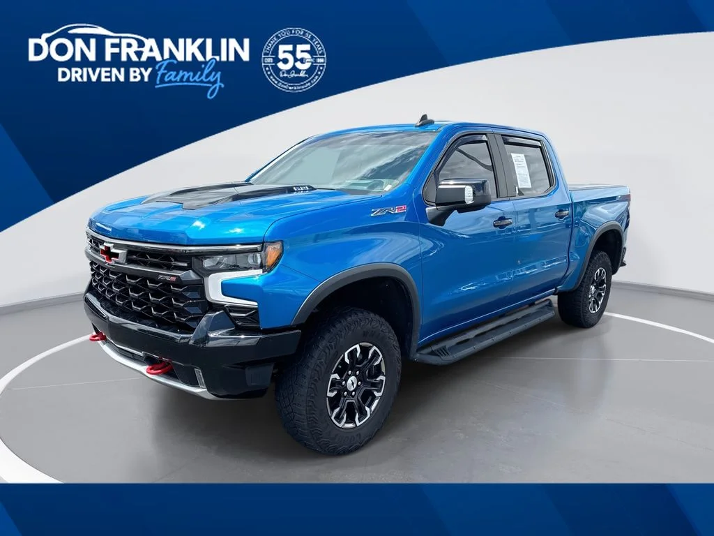 Used 2022 Blue Chevrolet ZR2 image 1