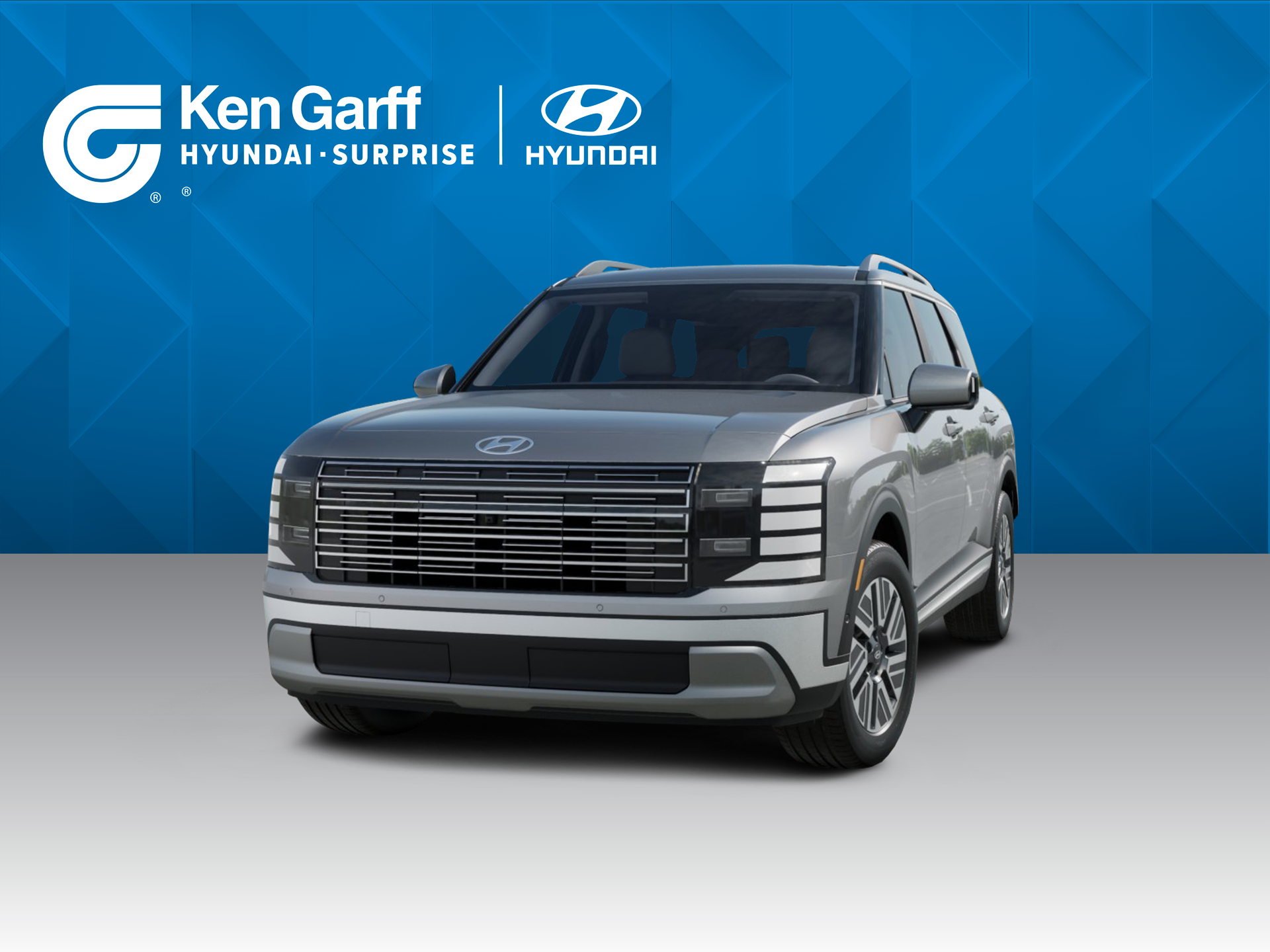 New 2027 Shimmering Silver Hyundai Blue SEL Premium 7P image 1