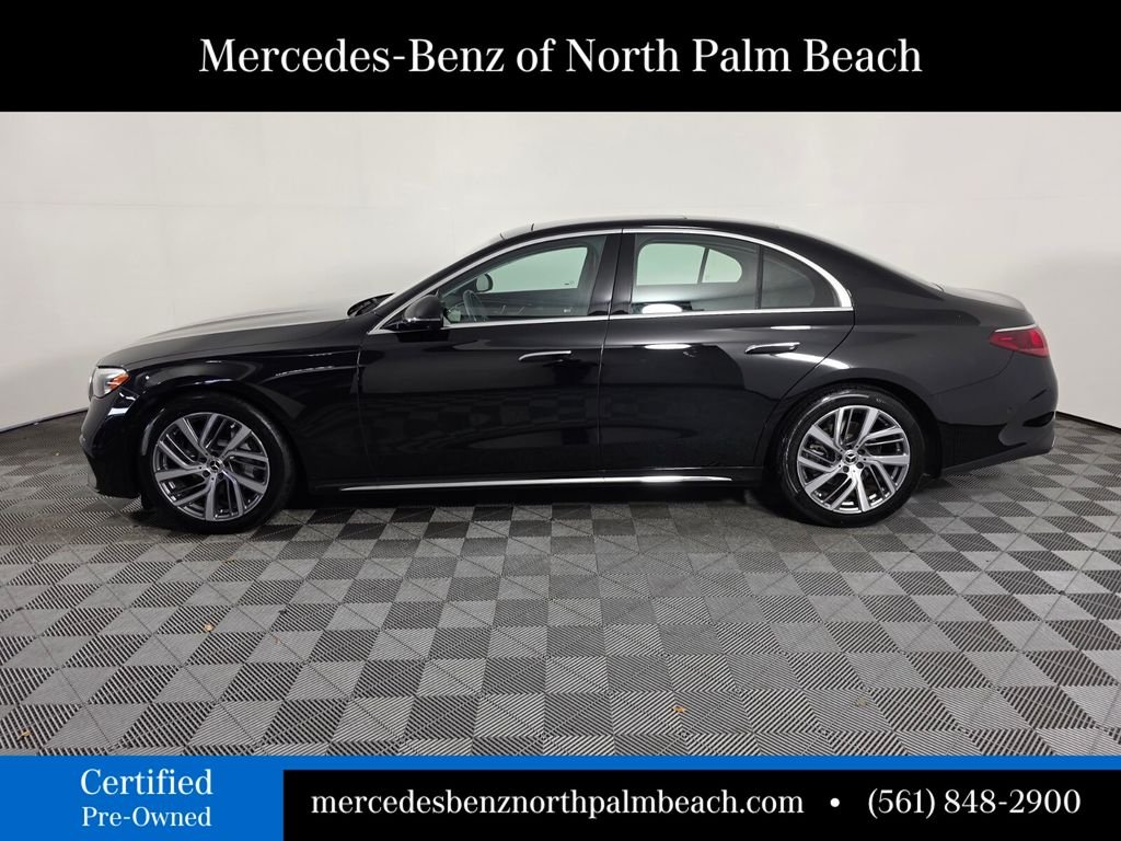 Certified Used 2025 Black Mercedes-Benz E 350 image 3