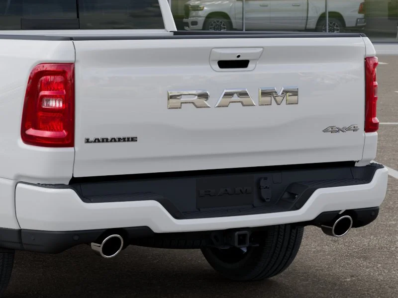 New 2027 Bright White Clear-Coat Exterior Paint RAM Laramie image 48