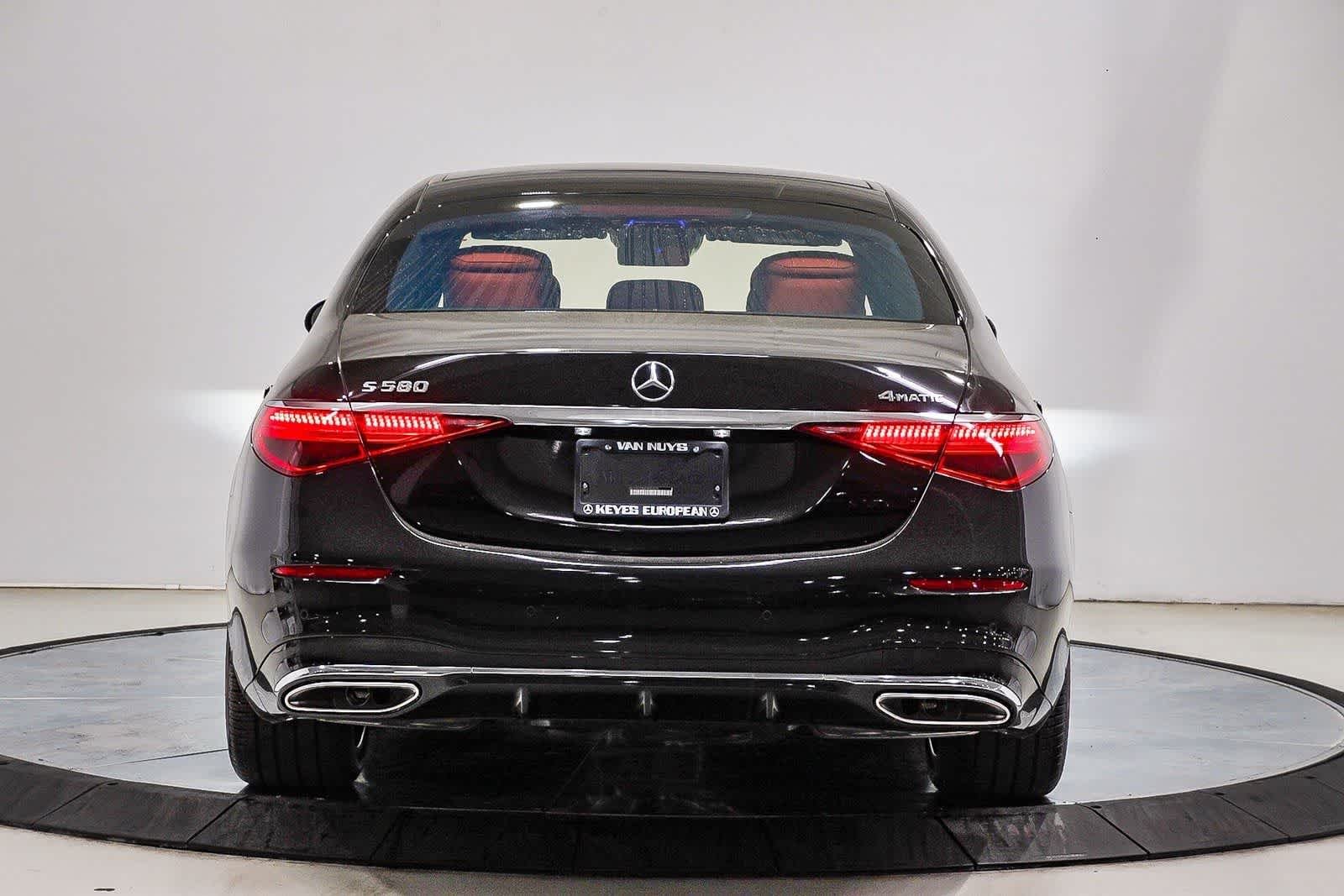 New 2026 Obsidian Black Metallic Mercedes-Benz S 580 image 3