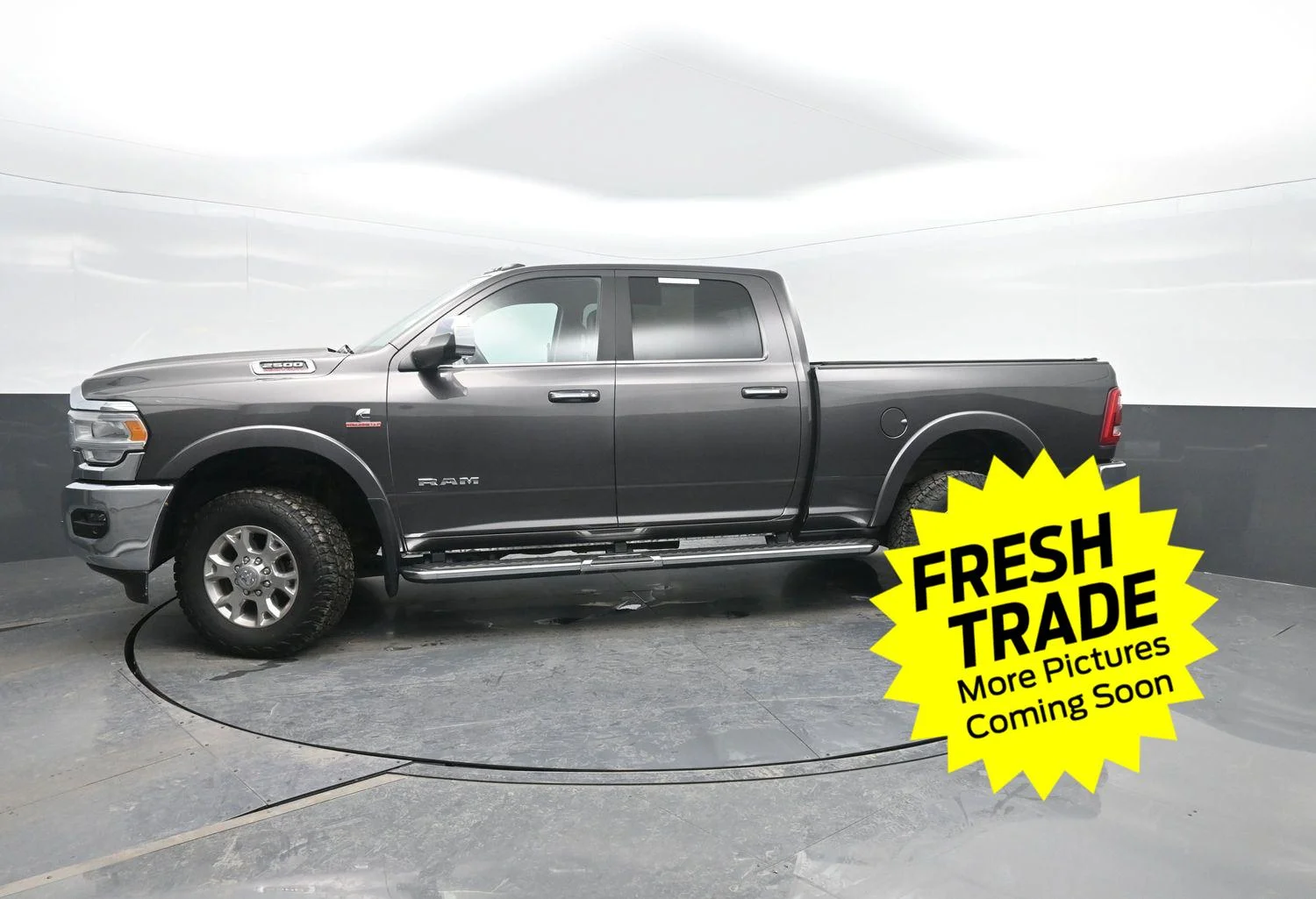 Used 2021 Granite Crystal Metallic Clearcoat Ram Laramie image 1