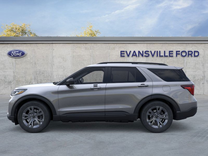 New 2026 Carbonized Gray Metallic Ford Active image 3