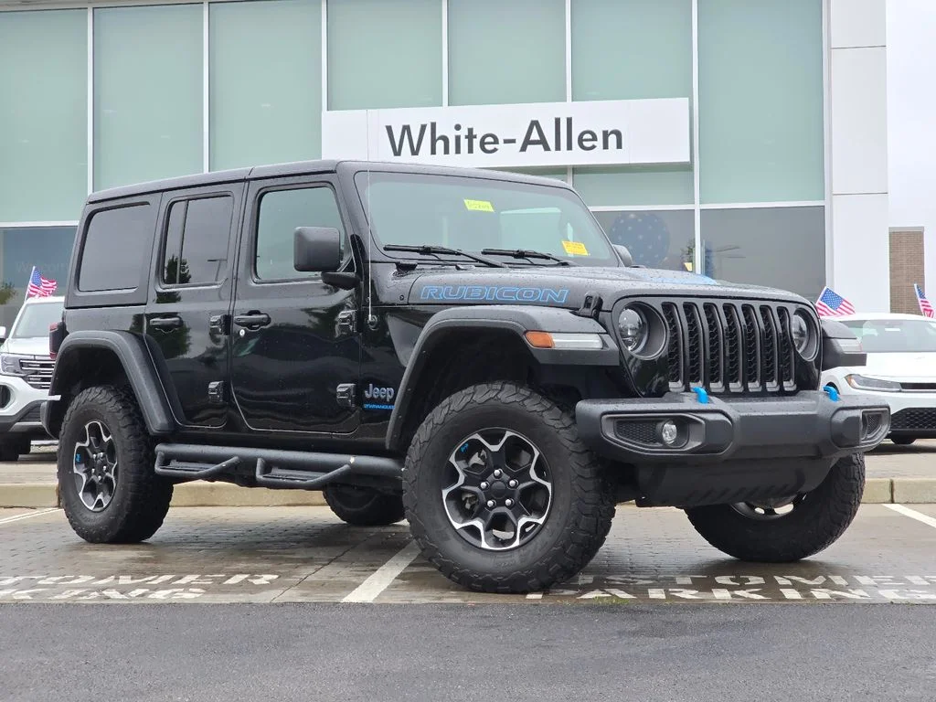 Used 2023 Black Jeep Rubicon 4xe image 1