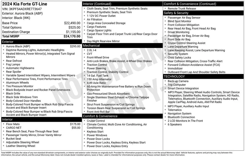 Used 2024 Black Kia GT-Line image 28