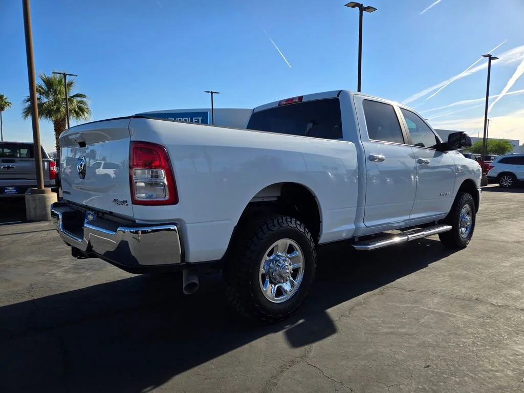 Used 2022 Bright White Clea Ram Big Horn image 6