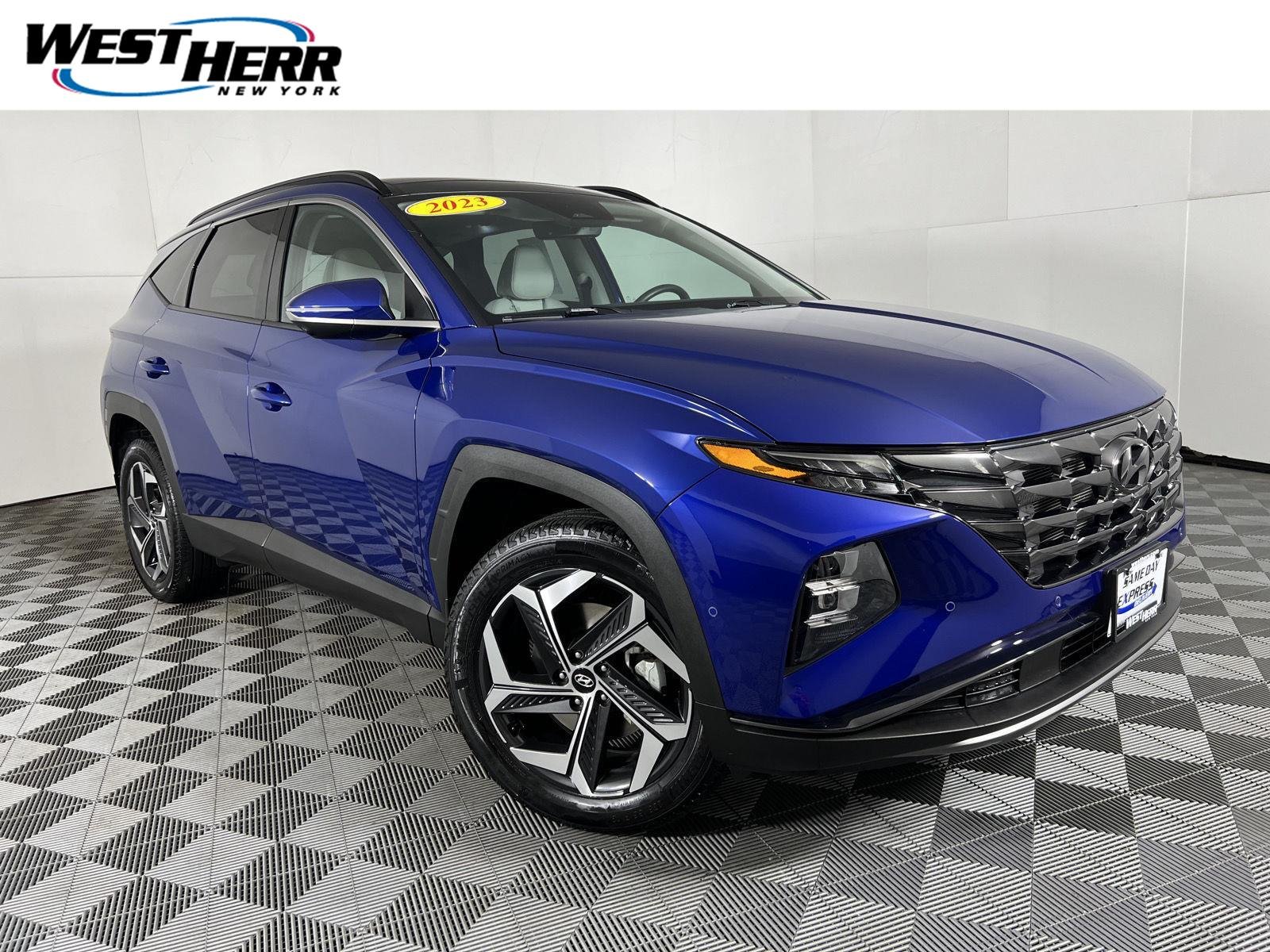 Used 2023 Intense Blue Hyundai Limited image 1