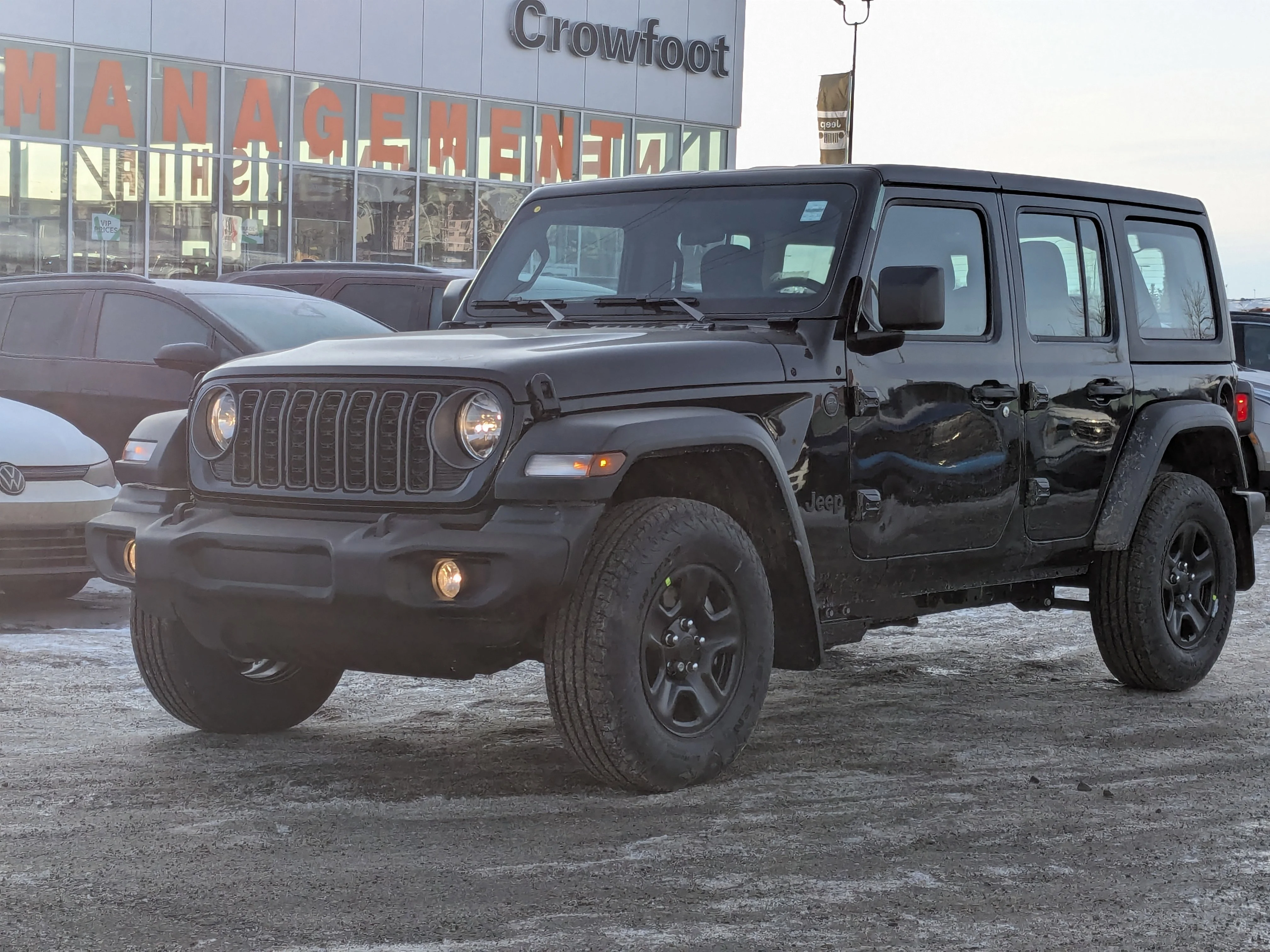 New 2026 Black Jeep Sport - - 3.6L V6 Engine - 12.3 Uconnect 5 - 3-Piece Hardtop - 8-Speed Auto & More image 4