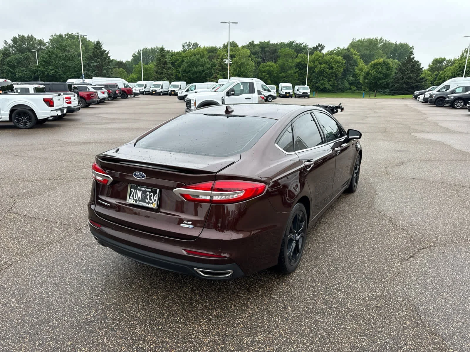 Used 2019 Rich Copper Metallic Tinted Clearcoat Ford SE image 7