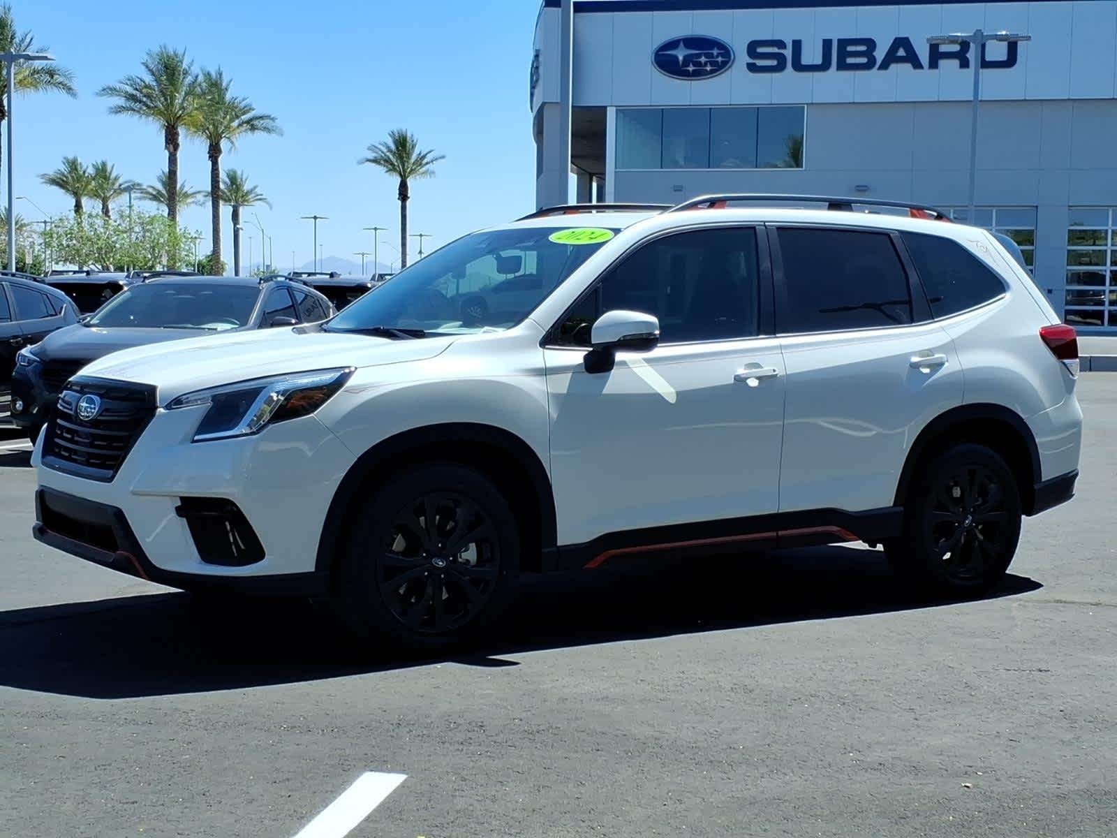 Certified Used 2024 Crystal White Pearl Subaru Sport image 3