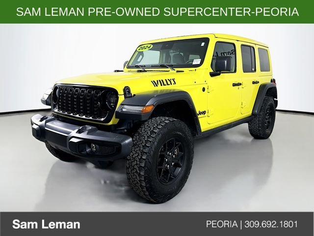 Used 2024 Yellow Jeep Sport image 3