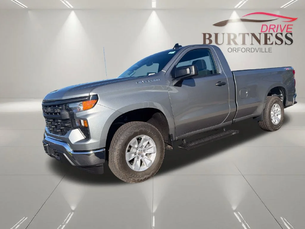 Certified Used 2024 Sterling Gray Metallic Chevrolet WT image 4