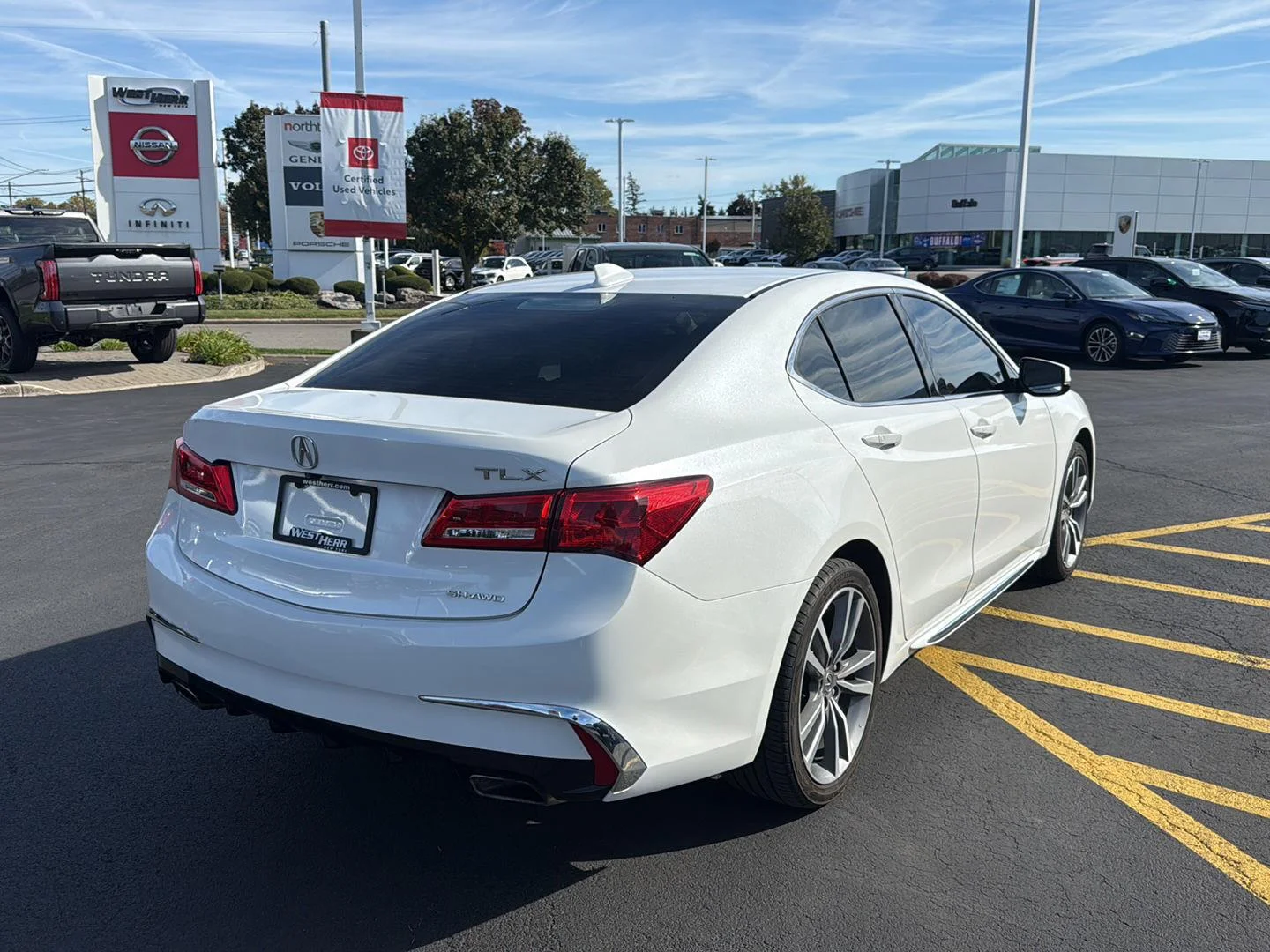 Used 2020 Platinum White Pearl Acura SH-AWD V6 w/Tech image 3