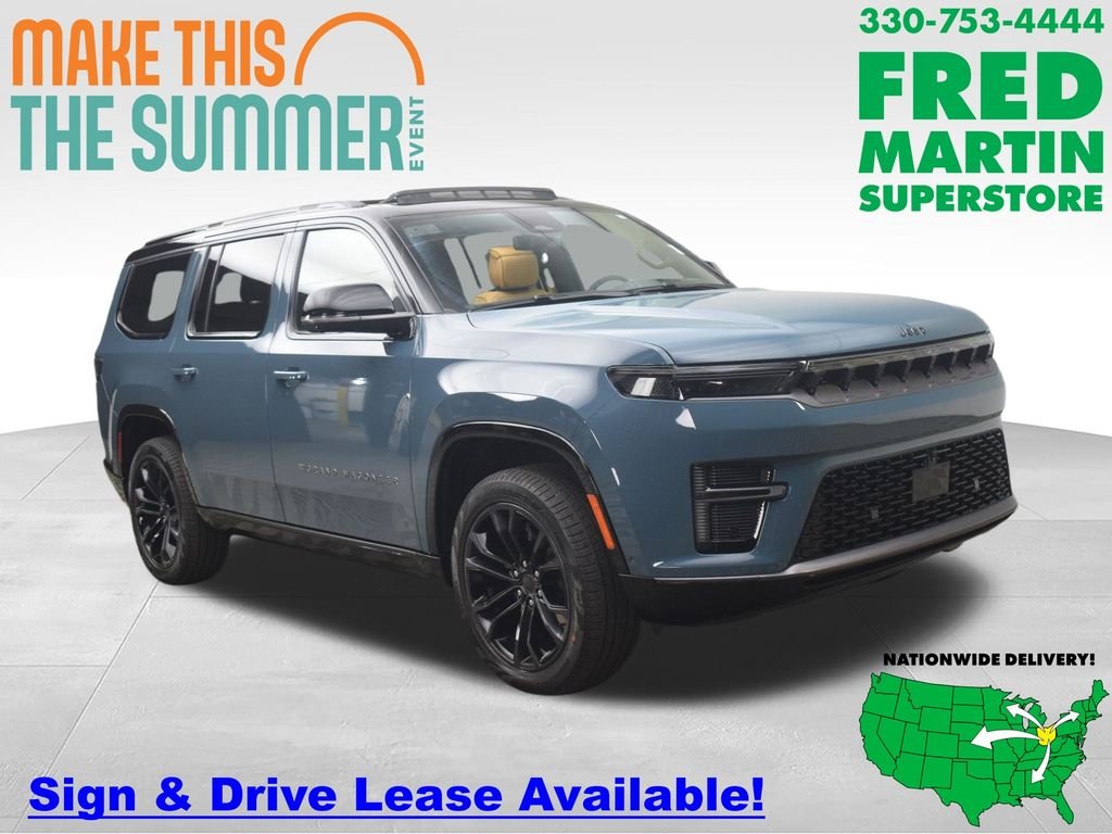 New 2026 Steel Blue Exterior Paint Jeep Summit Reserve image 1